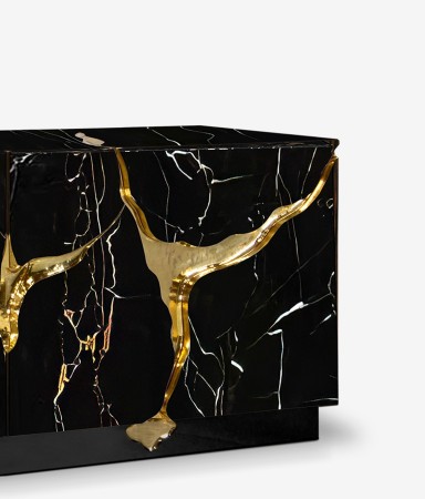 Lapiaz portoro marble