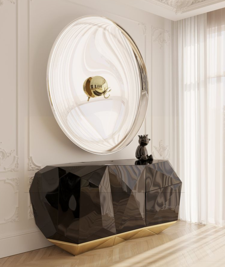 Contemporary DIAMOND III BLACK by Boca do Lobo