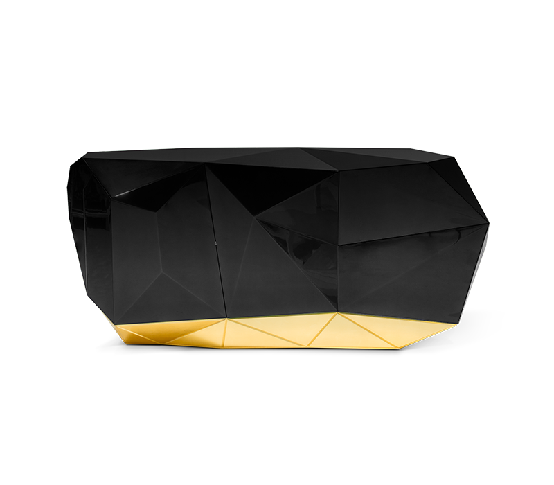 Diamond III Black Sideboard mobile image 1