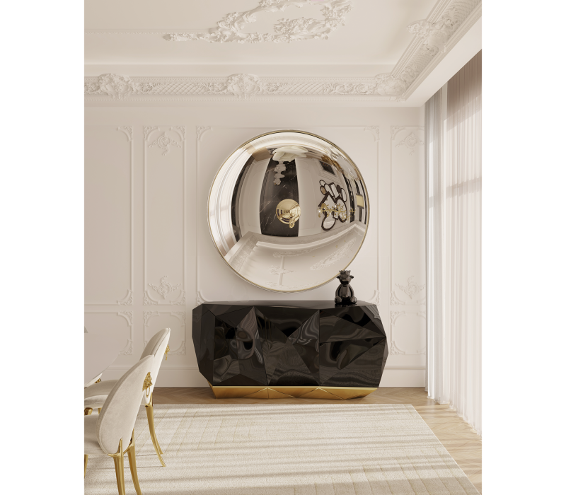 Diamond III Black Sideboard mobile image 10