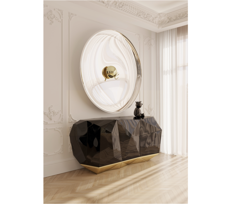 Diamond III Black Sideboard mobile image 11