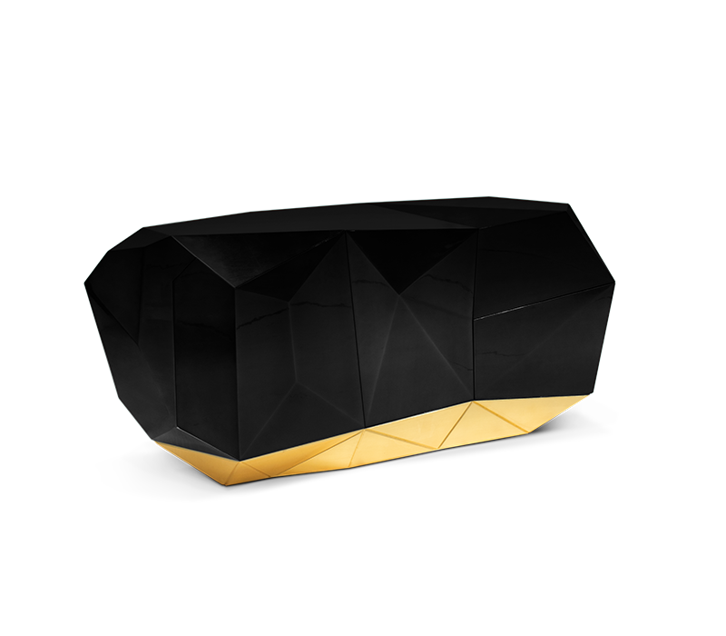 Diamond III Black Sideboard mobile image 3