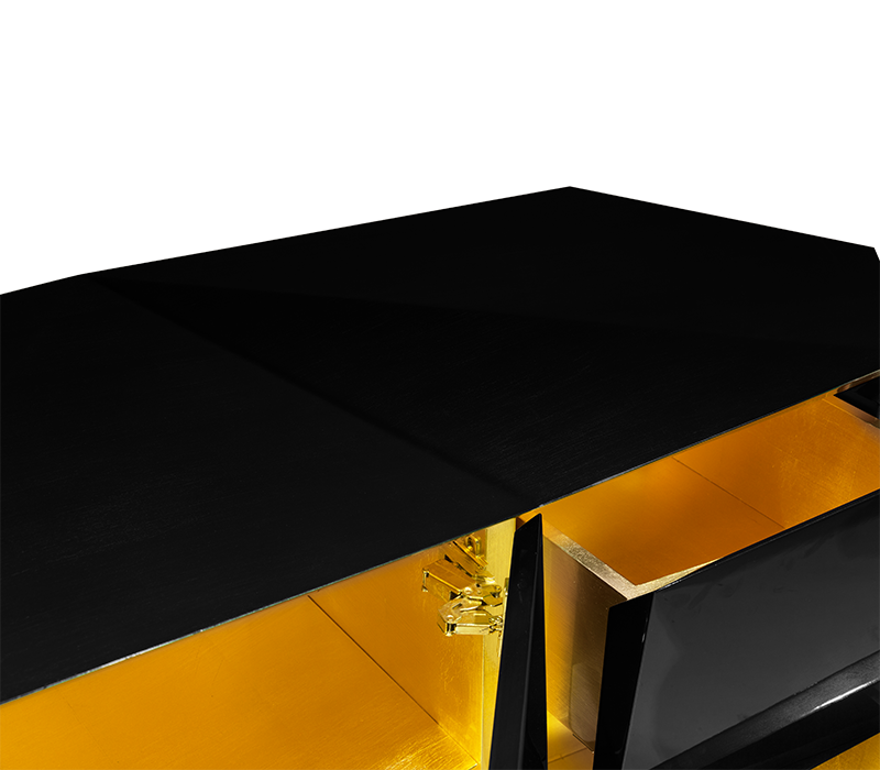 Diamond III Black Sideboard mobile image 9