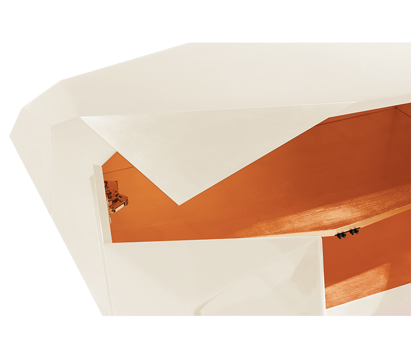 Diamond Cream Sideboard mobile image 10