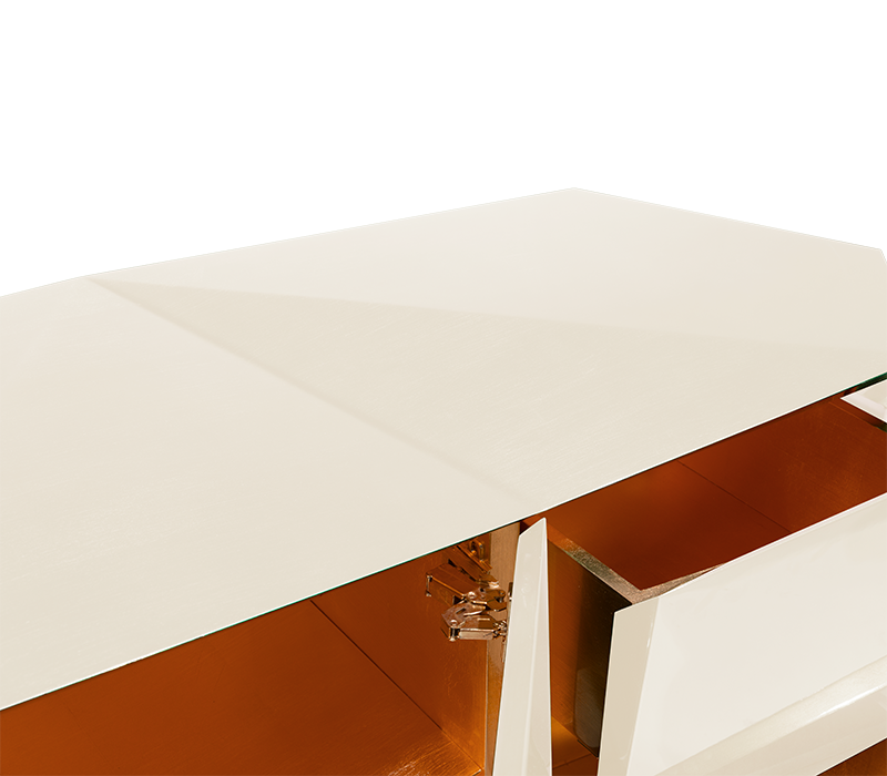Diamond Cream Sideboard mobile image 11