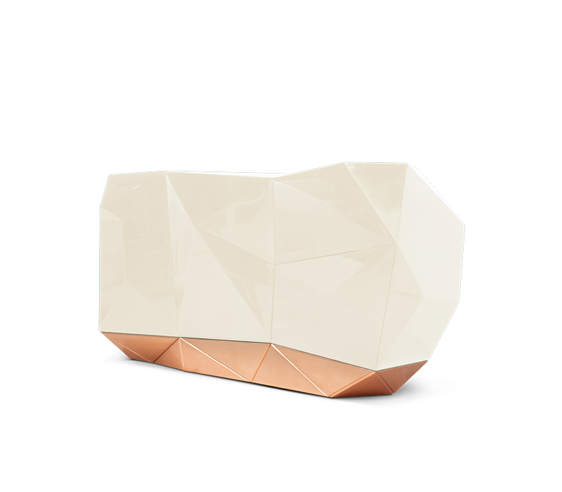 Diamond Cream Sideboard mobile image 4