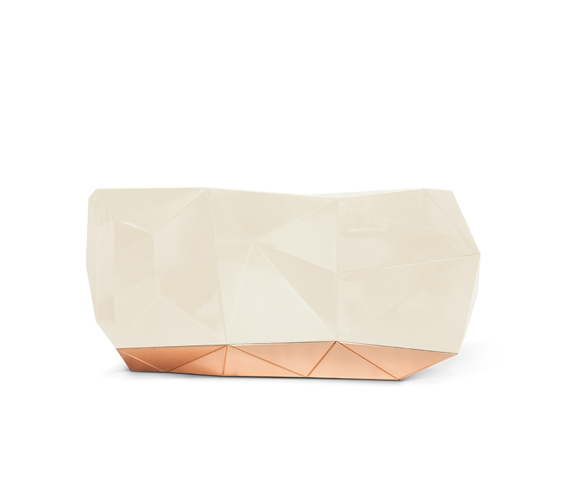 Diamond Cream Sideboard mobile image 5