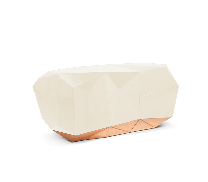 Diamond Cream Sideboard mobile image 6