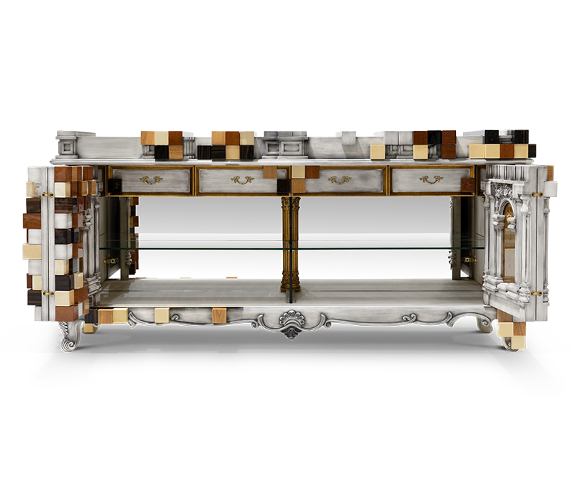 Piccadilly Gray Sideboard mobile image 2