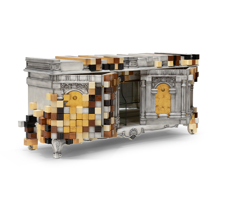 Piccadilly Gray Sideboard mobile image 4