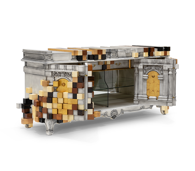 Piccadilly Gray Sideboard mobile image 5