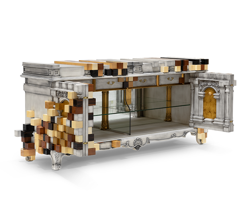 Piccadilly Gray Sideboard mobile image 6