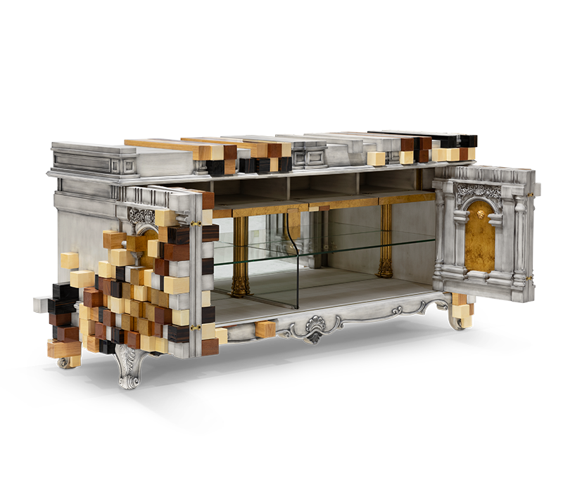 Piccadilly Gray Sideboard mobile image 7