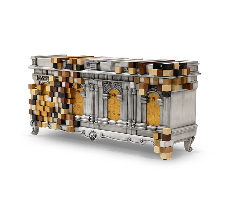 Piccadilly Gray Sideboard mobile image 8