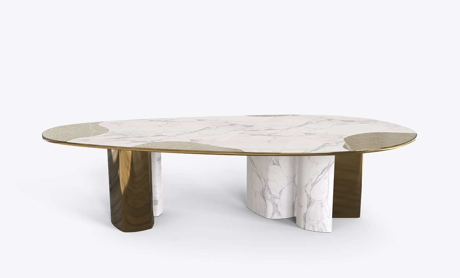 Ophelia Carrara Marble and patina