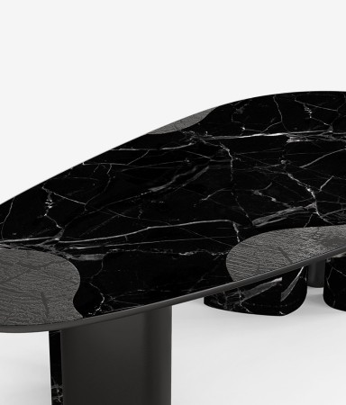 Ophelia Nero Marquina and Black