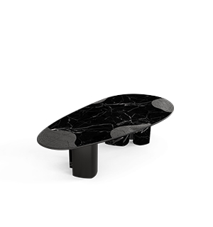 Ophelia nero marquina marble and black