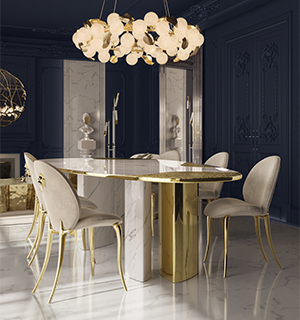 Ophelia nero marquina marble and black