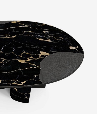 Ophelia Portoro Marble and Black