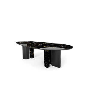 Ophelia portoro marble and black