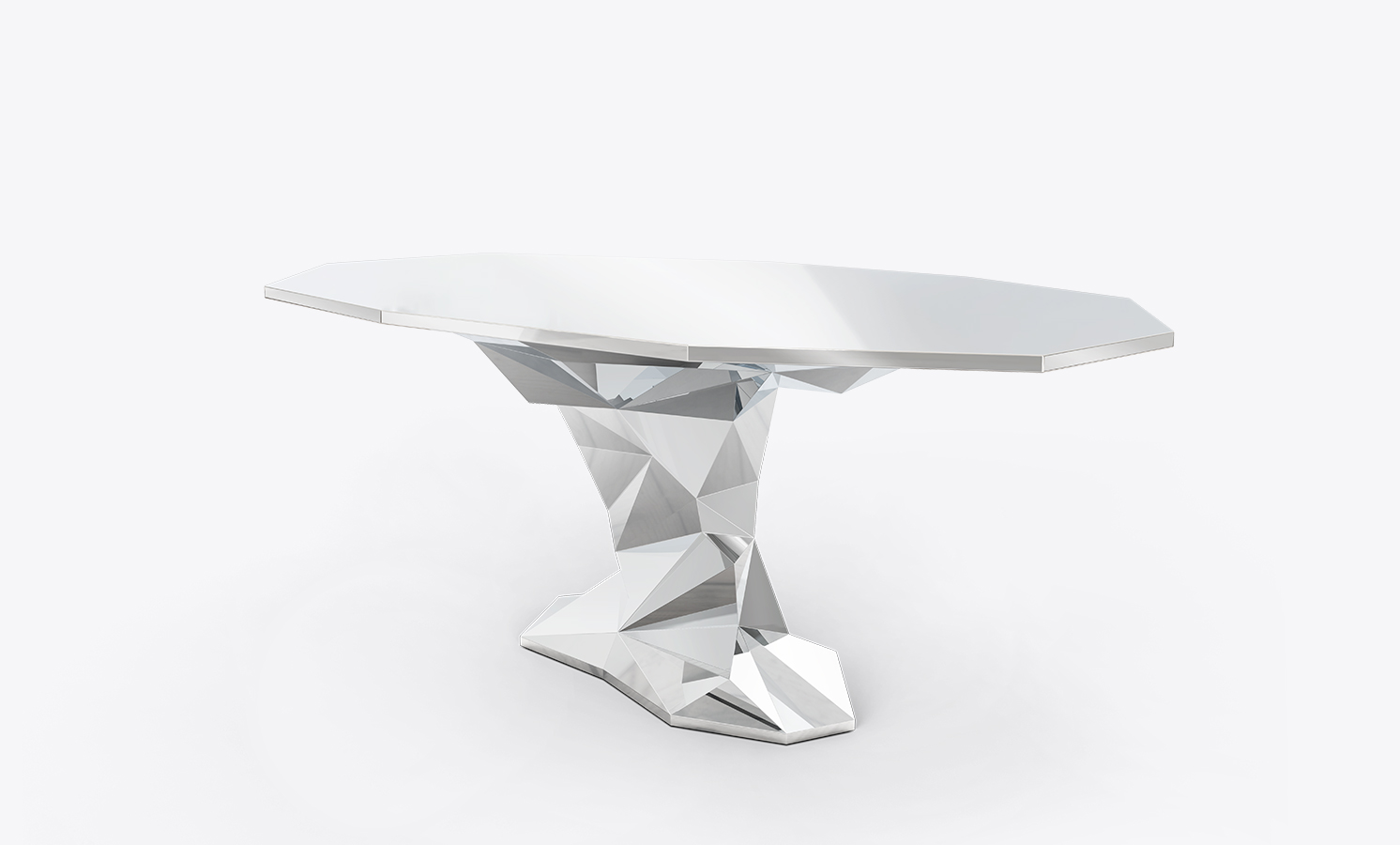 Bonsai Silver Dining Table