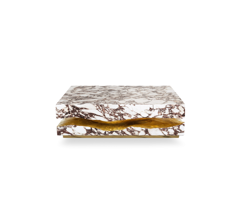 Quarry Calacatta Violla Marble Center Table mobile image 2
