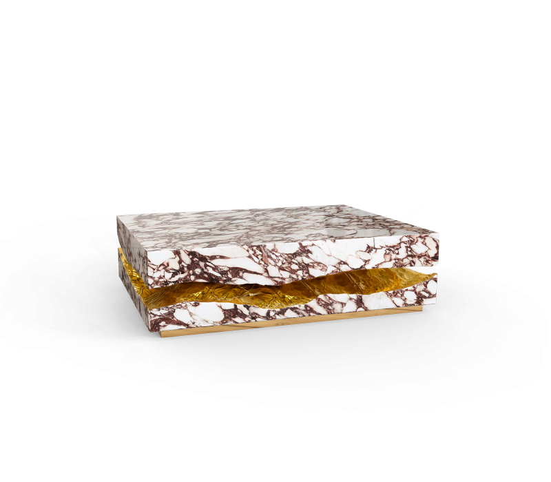 Quarry Calacatta Violla Marble Center Table mobile image 3