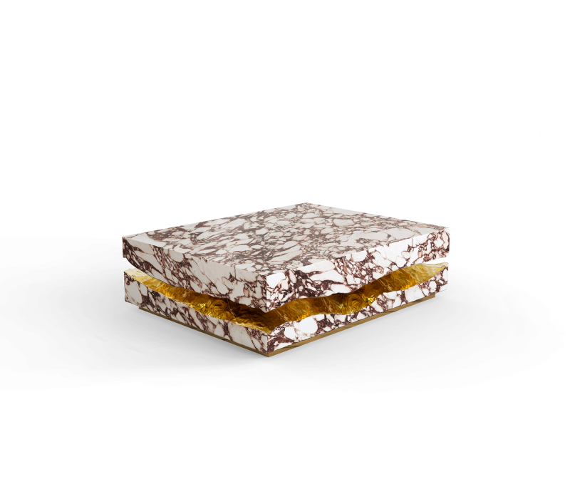 Quarry Calacatta Violla Marble Center Table mobile image 4