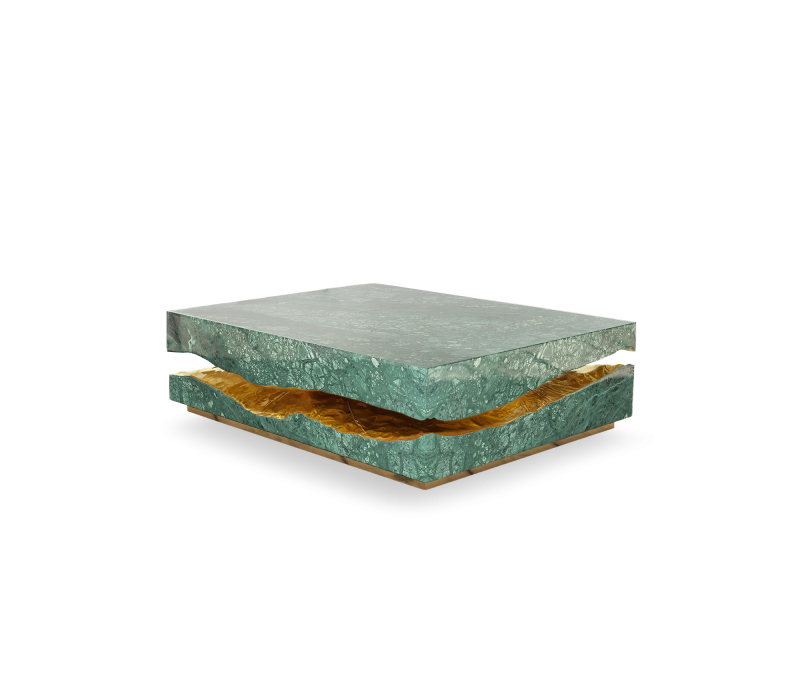 Quarry Guatemala Marble Center Table mobile image 1