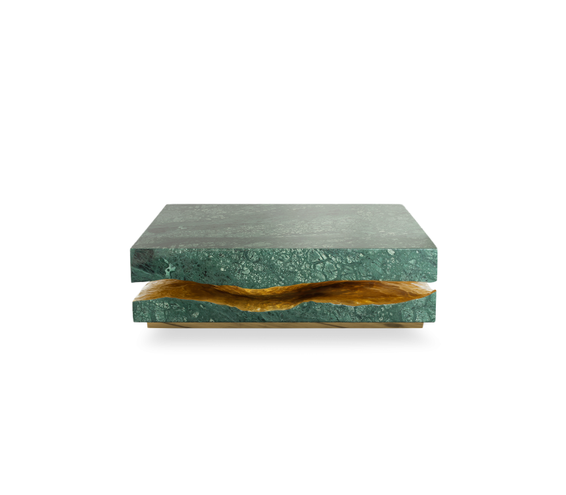 Quarry Guatemala Marble Center Table mobile image 2