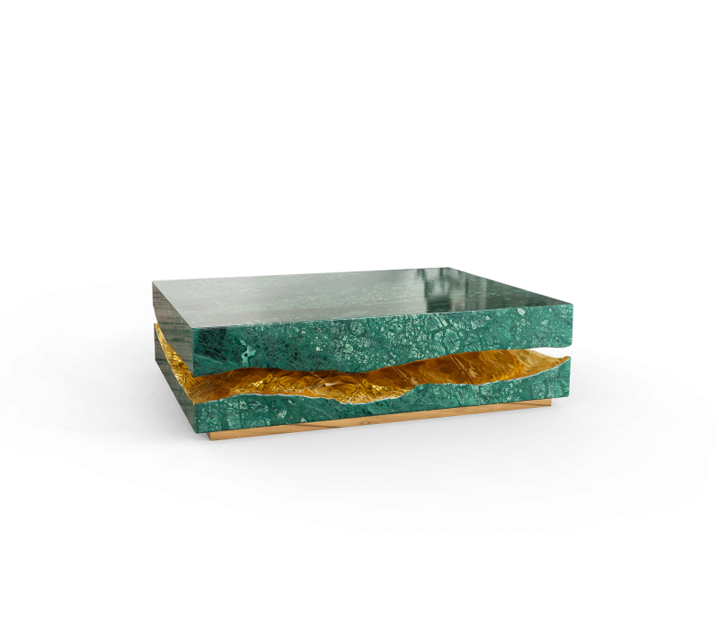 Quarry Guatemala Marble Center Table mobile image 3
