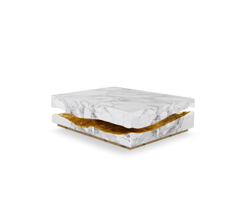 Quarry Carrara Marble Center Table mobile image 1