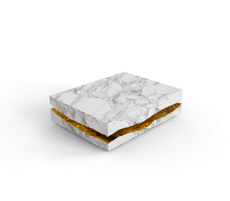 Quarry Carrara Marble Center Table mobile image 5