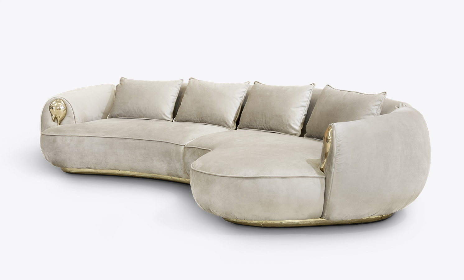 soleil cream curved