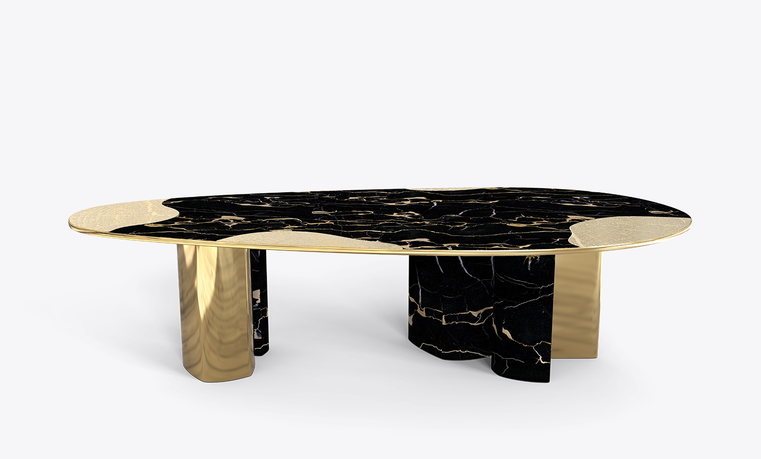 Ophelia Portoro Marble and gold