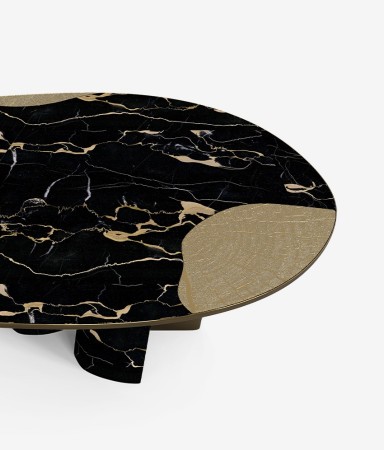 Ophelia Portoro Marble and patina