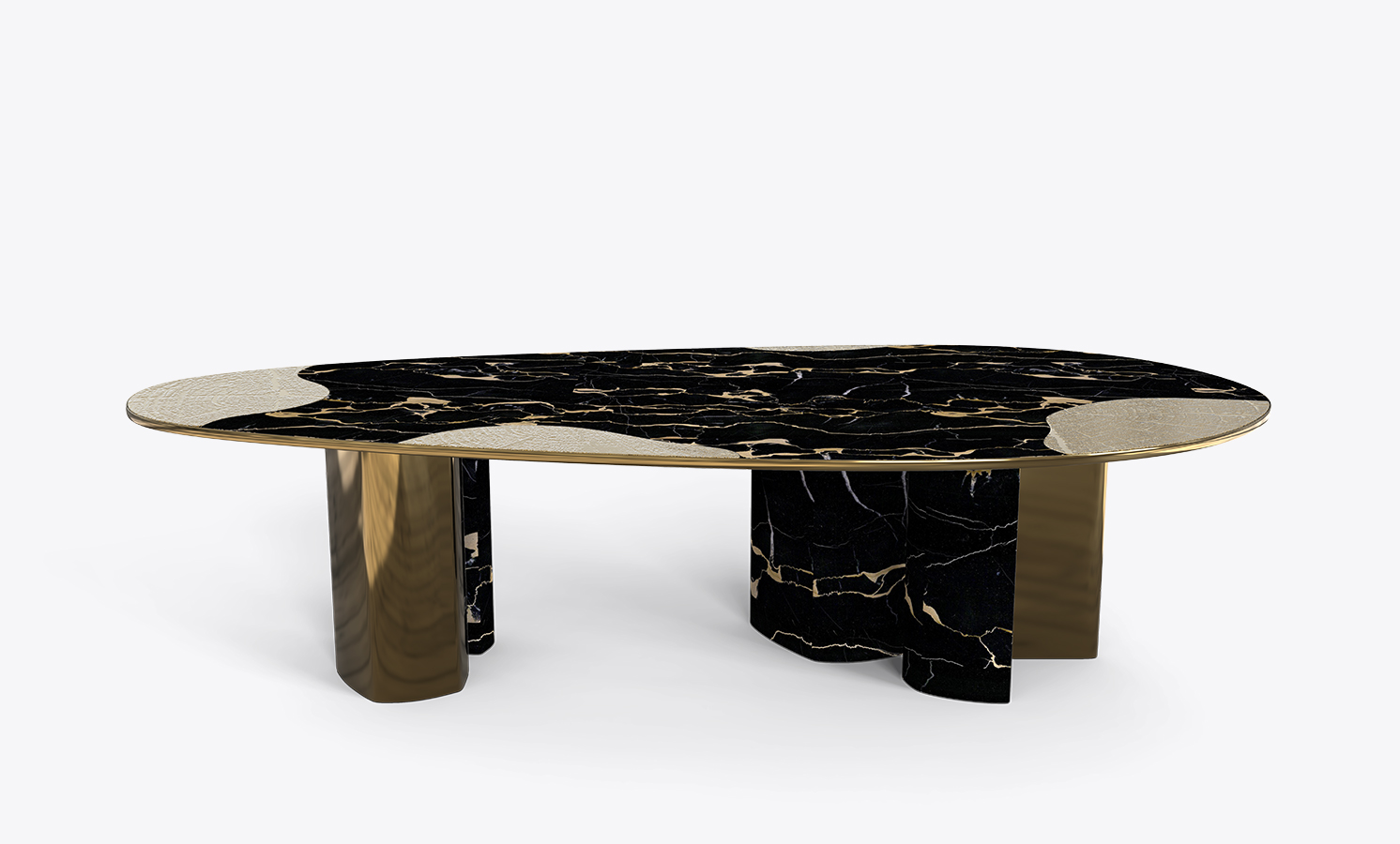 Ophelia Portoro Marble and patina
