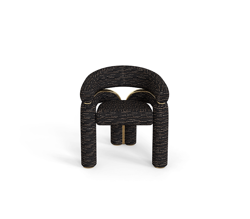 Elara Black Chair mobile image 3