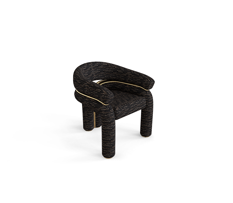 Elara Black Chair mobile image 6