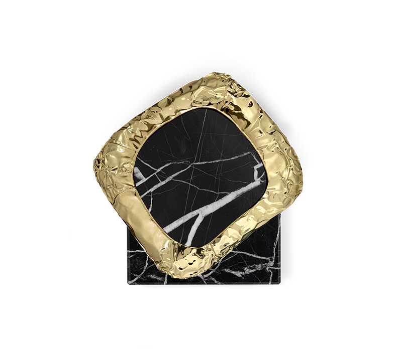 Stonehenge Nero Marquina Side Table mobile image 4