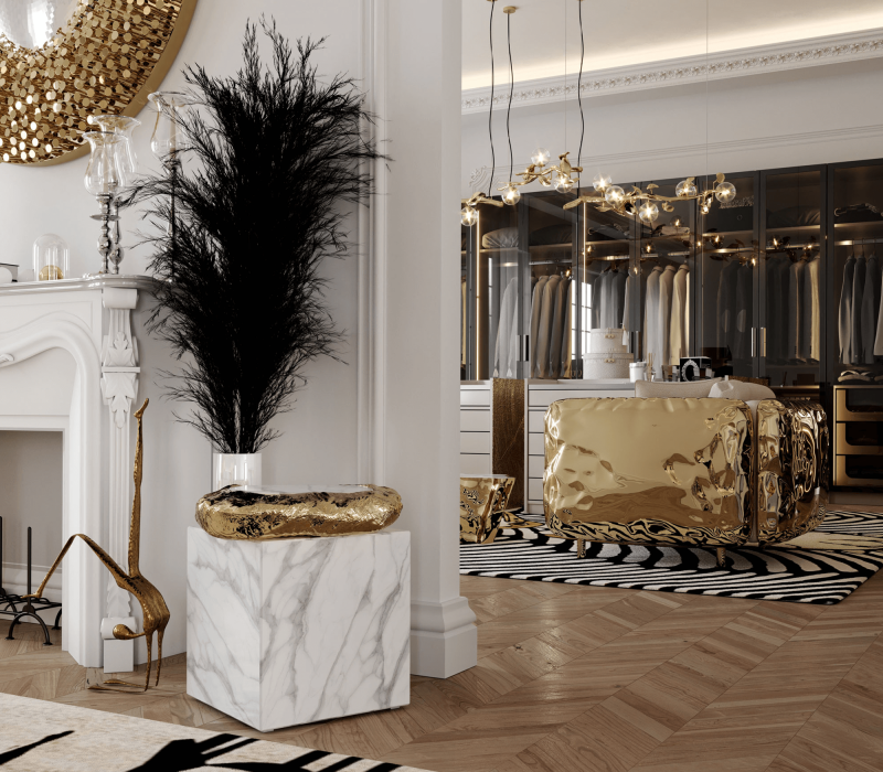 Stonehenge Nero Marquina Side Table mobile image 7