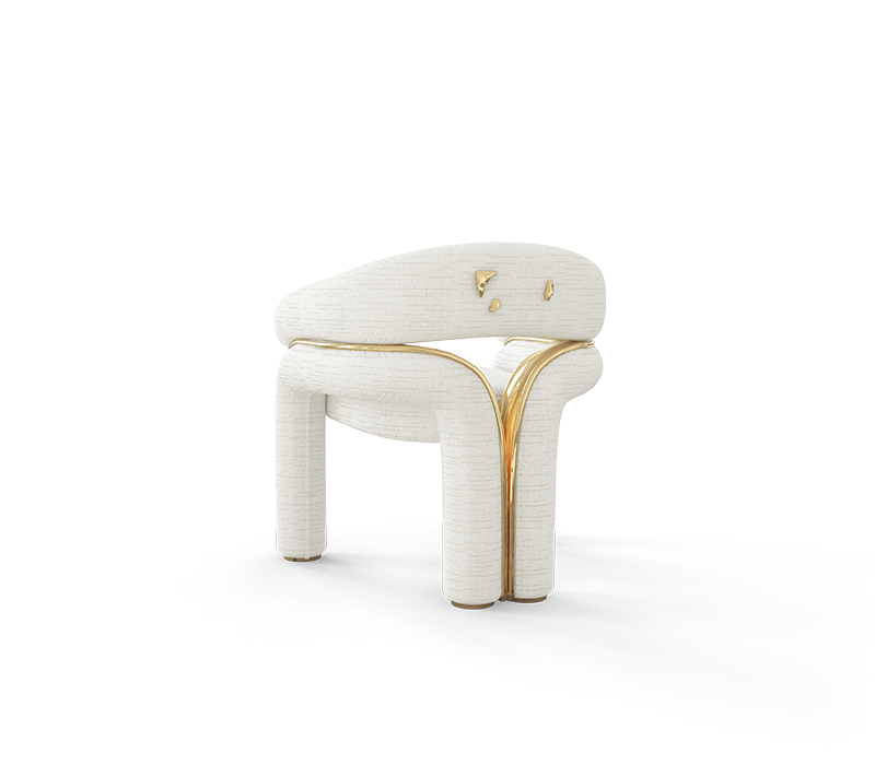 Elara White Chair mobile image 1