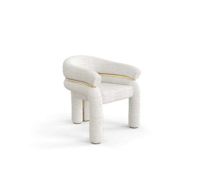 Elara White Chair mobile image 5