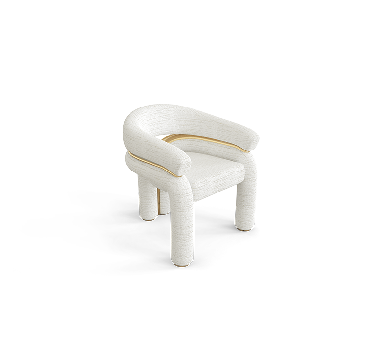 Elara White Chair mobile image 6