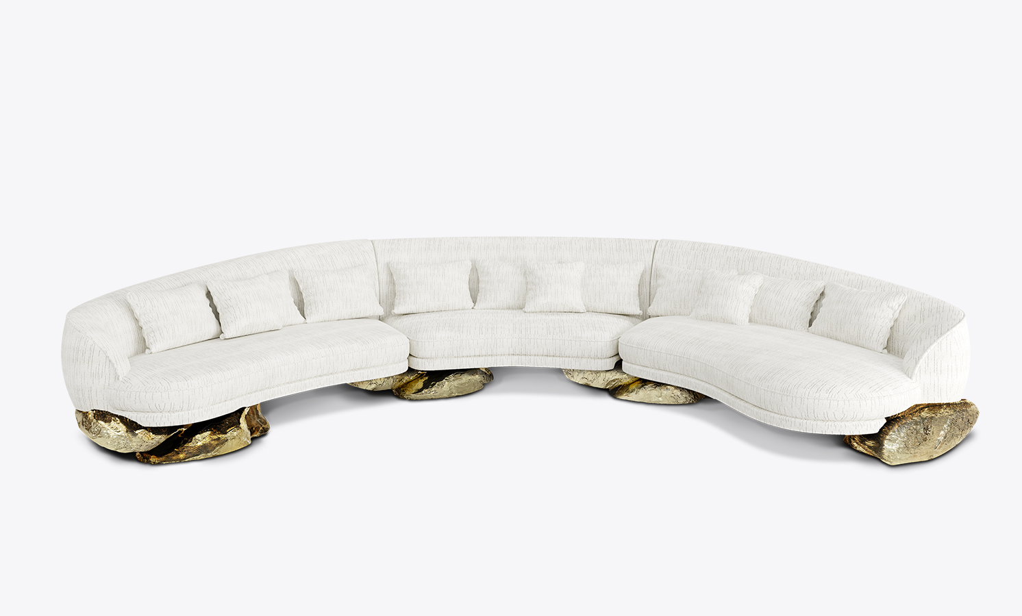 Angra white curved