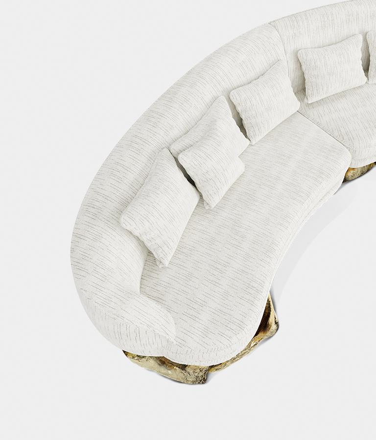 Angra white curved