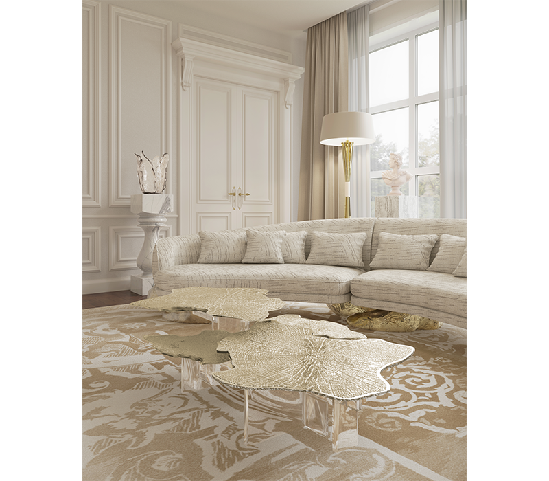 Angra White Curved Sofa mobile image 11
