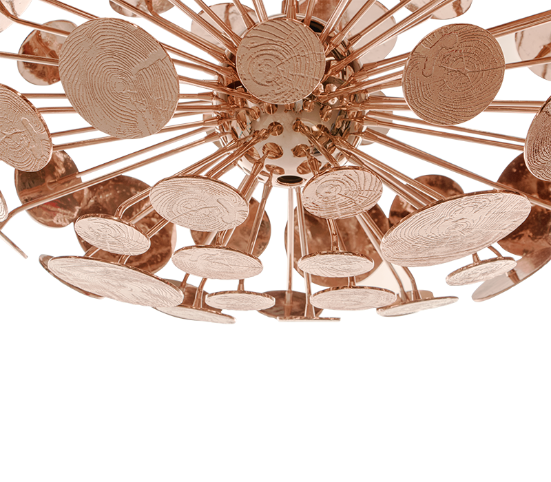 Newton Eliptic Copper Suspension Lamp mobile image 2