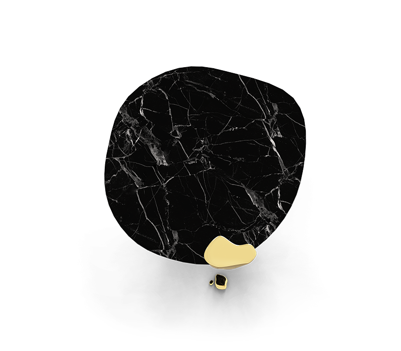 Diamond Nero Marquina Dining Table mobile image 6