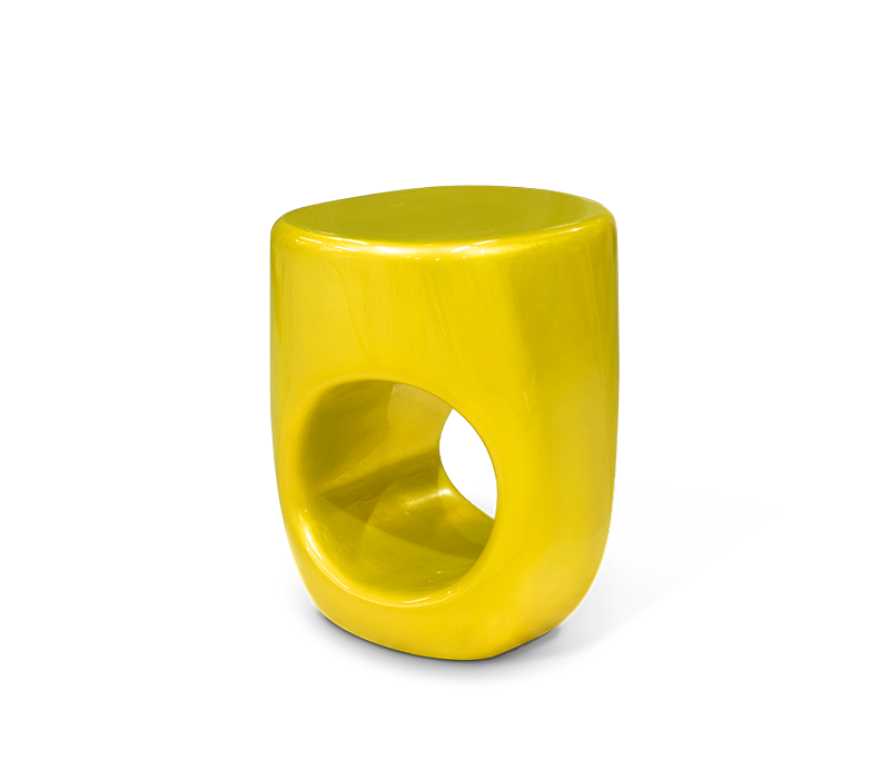 Erosion Citrine Stool mobile image 3
